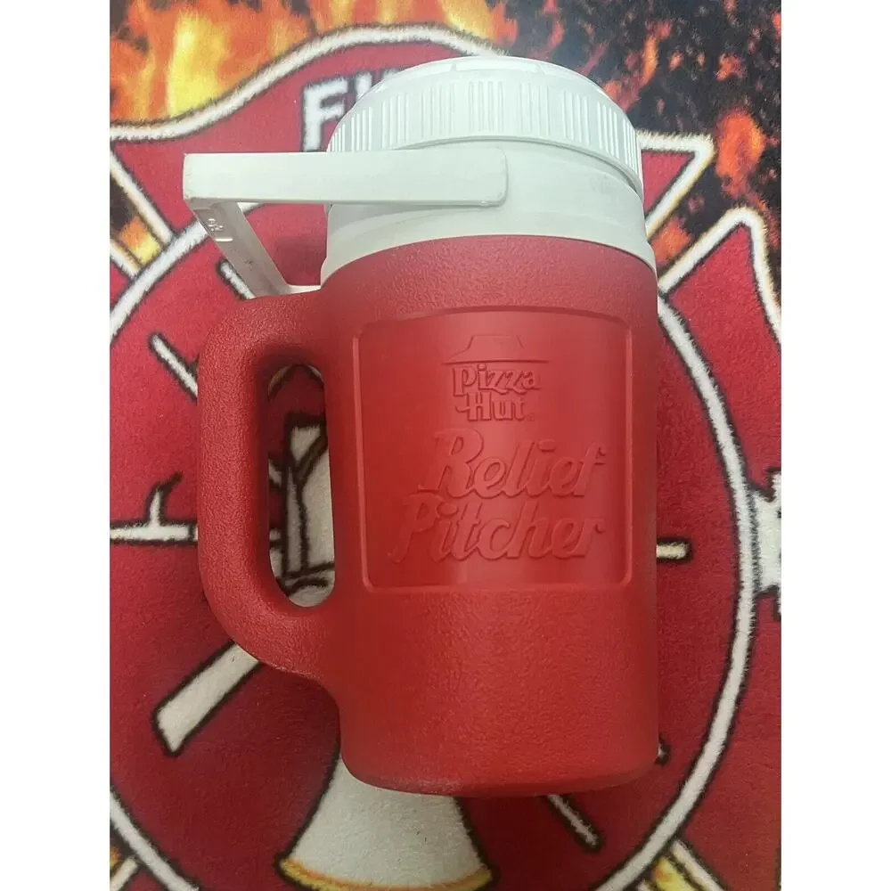 Vintage Pizza Hut Pepsi Logo 1/2 Gallon‎ Thermos Water Cooler Jug by Igloo